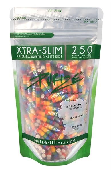 PURIZE Aktivkohlefilter XTRA Slim ø 5,9mm 250er Packung